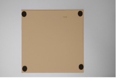 Inset frame back of board