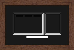 Military medal mount design